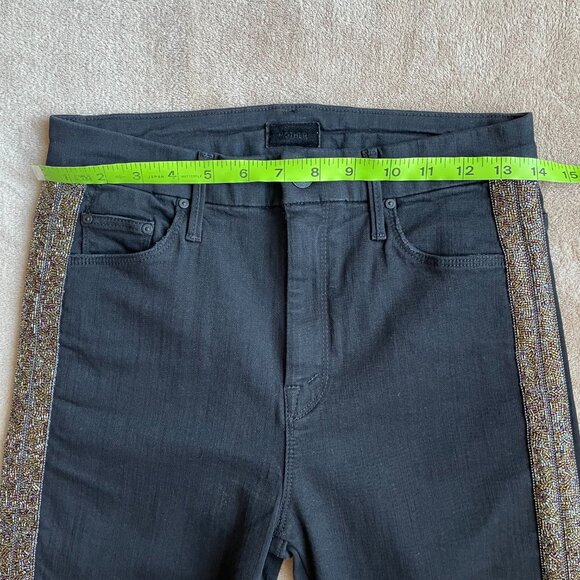 Mother High Waisted Looker Ankle Fray-Guilt Flash - Picture 4 of 13